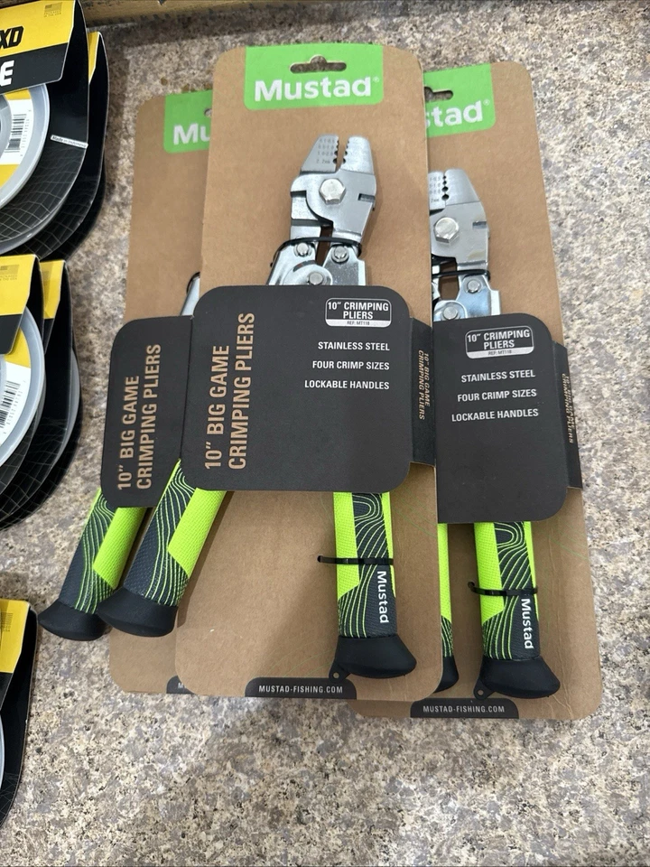 Mustad Premium Big Game Crimping Pliers for Fishing Rigs - Image 1 of 1