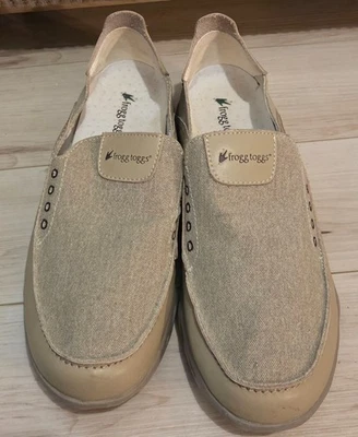 FROGG TOGGS Barlovento Sin Cordones Para Hombres Caqui Bronceado Barco Muelle Peces Zapatos TALLA 11 Foto 1 de 4