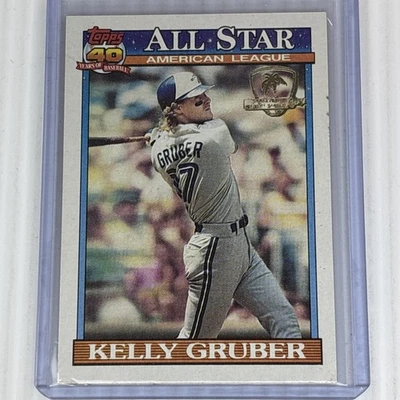 1991 Topps #388 Kelly Gruber Desert Shield Stamped Guaranteed Authentic - Image 1 of 3