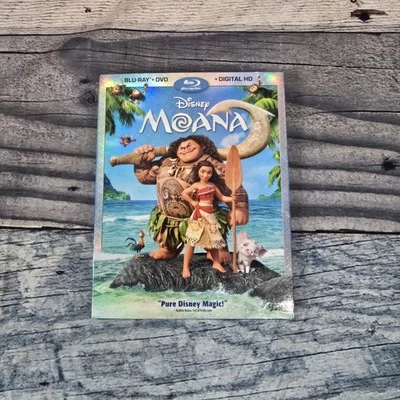 Disney Moana with Slipcover Blu-ray DVD Authentic US Release 🤙 - Image 1 of 4