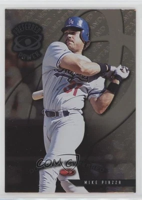1998 Donruss Preferred Preferred Power Grandstand Mike Piazza #173 HOF - Image 1 of 2