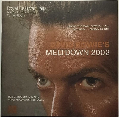DAVID BOWIE's MELTDOWN FESTIVAL 2002 UK IMPORT 28-page Programme - COLDPLAY - Image 1 of 4
