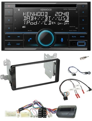 Kenwood CD 2DIN DAB USB Lenkrad Bluetooth Autoradio für Mitsubishi Outlander ab - Bild 1 von 4
