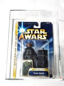 2004 HASBRO STAR WARS ROTJ SAGA GOLD TANUS SPIJEK - GRADED AFA U90 UNCIRCULATED - Bild 1 von 5
