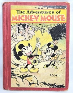 1931 PRIMERA EDICIÓN Aventuras de Mickey Mouse Libro I Disney McKay MUY BONITO Raro - Imagen 1 de 14