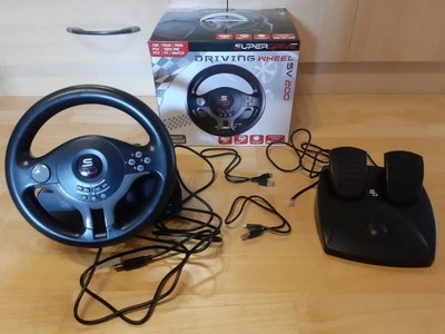 Gaming Lenkrad Subsonic SuperDrive SV200 mit Pedalen & Schaltpaddles, PC, Switch - Bild 1 von 4