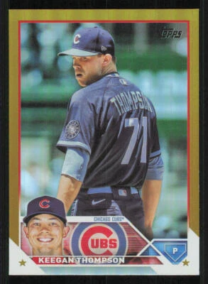 2023 Topps Gold Rainbow Foil #40 Keegan Thompson - Image 1 of 2