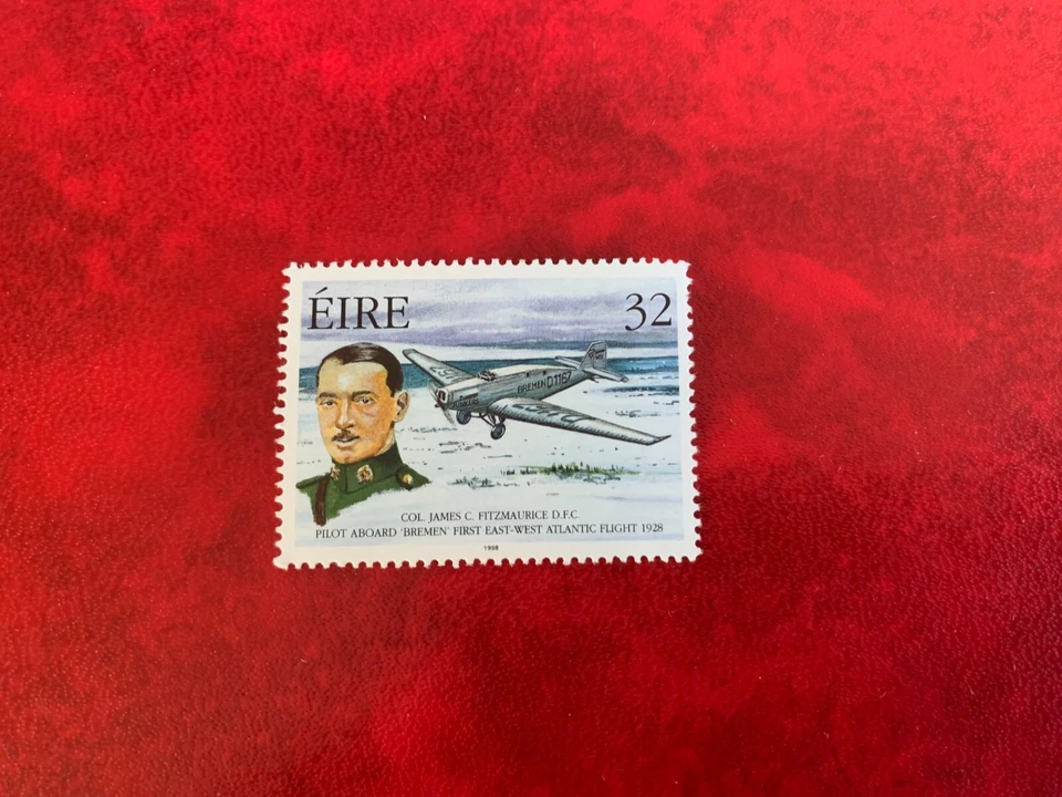EIRE IRELAND 1998 MNH AVIATION FITZMAURICE BREMEN 1ST EAST WEST ATLANTIC FLIGHT - Image 1 of 1
