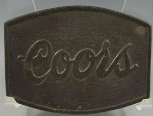 BELT BUCKLE COORS BEER VINTAGE VERY CLEAN - Picture 1 of 2