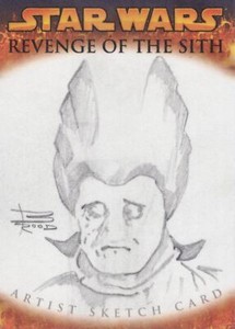 Star Wars Revenge Of The Sith Sketch Card By Brian Rood