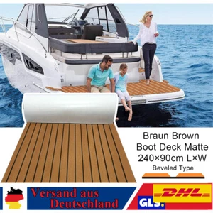 Alfombrillas de espuma EVA para barco marrón alfombras de suelo marino 240x90 cm espuma EVA - Imagen 1 de 20