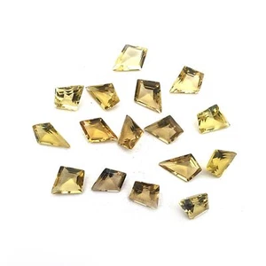 Natürlicher Champagner Quarz ausgefallener loser Edelstein im Schliff Lot 25 Bilder 10*17 mm 118 ct - Bild 1 von 3