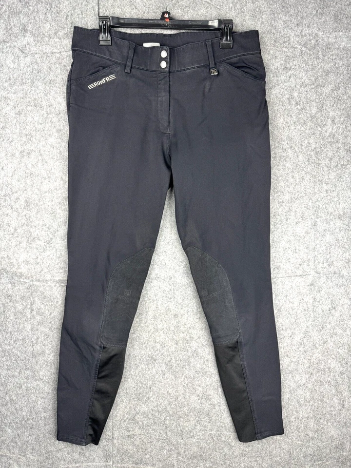 Pantalones ROMFH Talla 32L (32x28) Negro Desgaste Ligero Foto 1 de 4