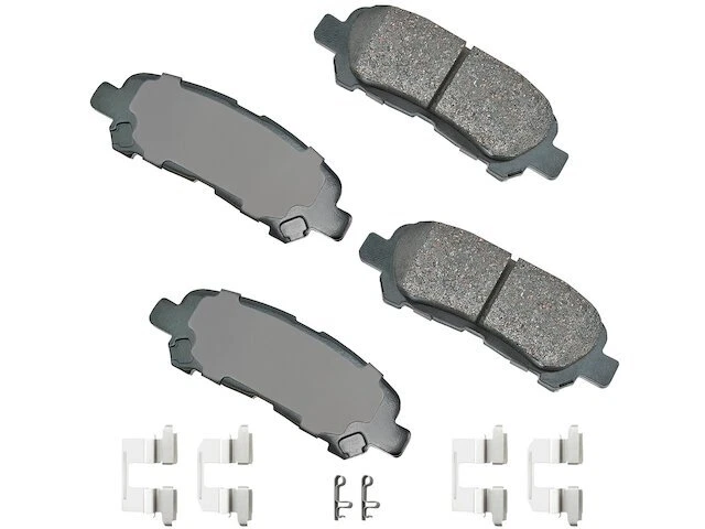 Juego de pastillas de freno traseras para Toyota Highlander 2008-2013 Akebono 26718CSJB 2010 2012 Foto 1 de 2