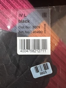 Strumpfhose FALKE, schwarz, semi-blickdicht, Gr. IV L, Seidenstrumphose, Perlons - Bild 1 von 10