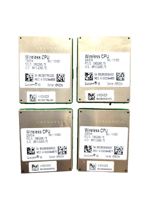 LOTE DE 4 CPU Inalámbricas Verizon Q26 Elite Qualcomm 3G W M24328 Módulo Procesamiento Foto 1 de 4