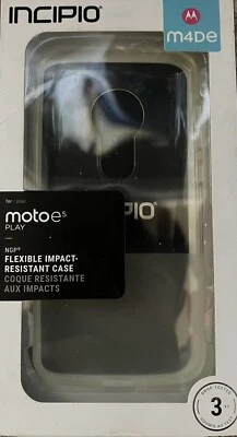 Funda Teléfono Incipio para Motorola Moto E5 Play NGP Flexible Amortiguador Transparente Foto 1 de 2