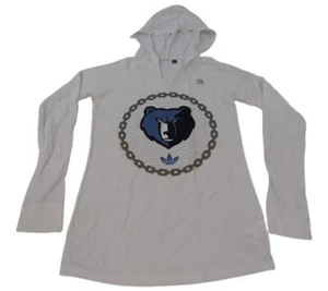 New Memphis Grizzlies Womens Size S Small Majestic Long Sleeve Hooded Shirt - Picture 1 of 5