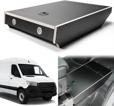 Floor Stool for Sprinter Van, Optimal Support for Co-Driver, with Storage Space - Image 1 of 4