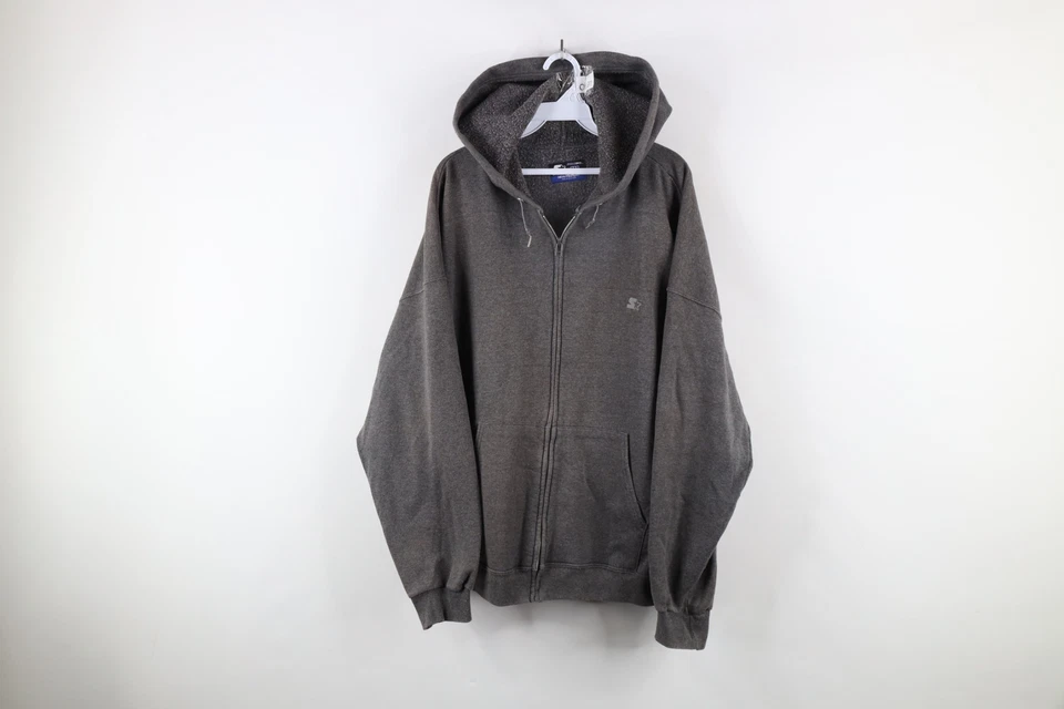 Sudadera con Capucha Cremallera Completa De Colección Años 90 Starter Para Hombres 2XL XXL Desteñida Peso Pesado Foto 1 de 4