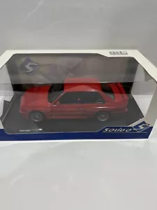 1/18 Solido 1986 Henna Red BMW E30 M3 - Picture 1 of 1