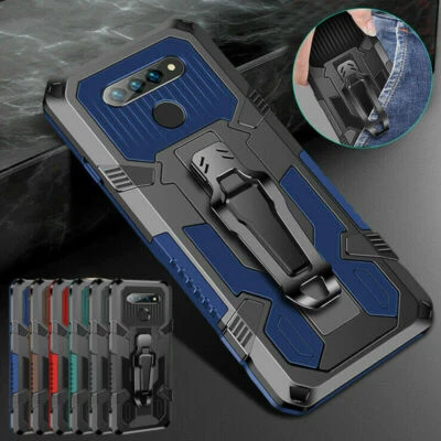 For LG Stylo 6 K61 K51S K41S Shockproof Case Armor Stand Cover With Belt Clip - Image 1 of 4