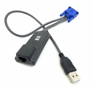 HP KVM USB Interface Adapter Cable, 336047-B21, Spare Part No: 396633-001 - Picture 1 of 5
