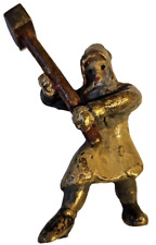 Seltene Wiener Bronzefigur "Zwerg / Zwerg mit Hammer" um 1900