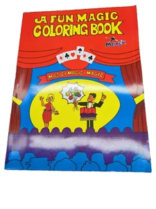 1X großes MAGISCHES MALBUCH 11"x8" Nahaufnahme Trick Spielzeug Magier Zubehör US VERKAUF - Bild 1 von 4