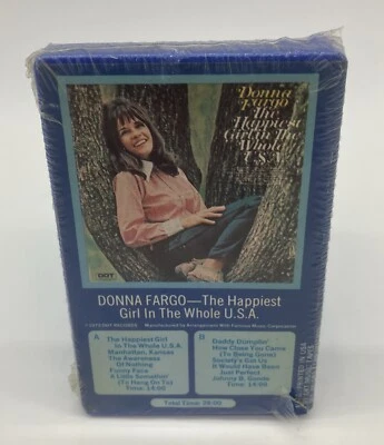Donna Fargo The Happiest Girl in The Whole USA Cassette New Ripped Seal - Image 1 of 4