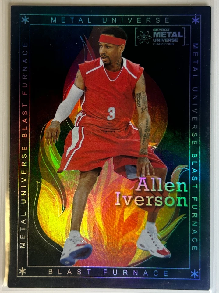 2021 Skybox Metal Universe Champions Blast Furnace BF-12 Allen Iverson - Image 1 of 2