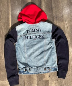 Chaqueta vaquera clásica vintage con botones con capucha Tommy Hilfiger XXS - Imagen 1 de 5