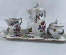 ESTEE LAUDER CHINOISERIE Floral Porcelain Tea set Butterfly & Flowers