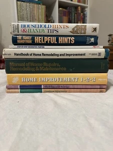 Vintage Home Repair Remodeling & Improvement - Lot of 8 Books Man Gift Homeowner - Picture 1 of 8