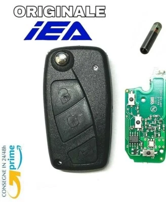 ES IEA ELETTRONICA TELECOMANDO CHIAVE ORIGINALE IEA COMPLETA PER FIAT IDEA (DAL 2003/2009) CON CHIP