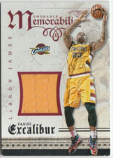 Lebron James 2015-16 Panini Excalibur Memorable Memorabilia Jersey 