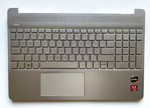 M17184-131 Original Komplett HP 15S-EQ 15S-FQ Handauflage & Tastatur SILBER - Bild 1 von 3
