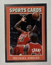 SILVER FOIL Michael Jordan Chicago Bulls 1991 Sports Cards News Magazine Card #2