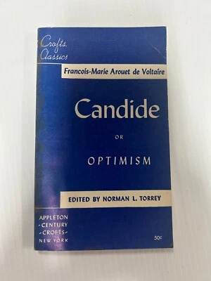 Candide or Optimism Edited by Norman L. Torrey 1946 PB (fc212-1/b0793) - Image 1 of 4