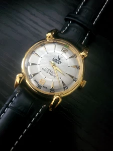 ️🔥NEW Old Stock Antique Camy Geneva Mechanical Men's Watch BEAUTIFUL! - Picture 1 of 4