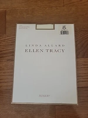 Linda Allard Ellen Tracy Sheer Shaper Pantyhose Size Small Ivory 3757 USA - Image 1 of 4