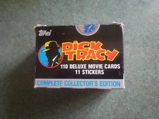 TOPPS DICK TRACY 1990 DELUXE MOVIE CARDS + STICKERS SEALED BOX MADE IN IRELAND