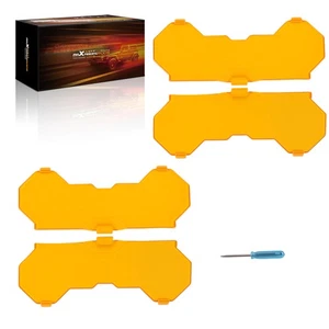 Auxiliary Light Cover Amber 7" For maXpeedingrods Crosshair Series Driving Pods - Picture 1 of 16