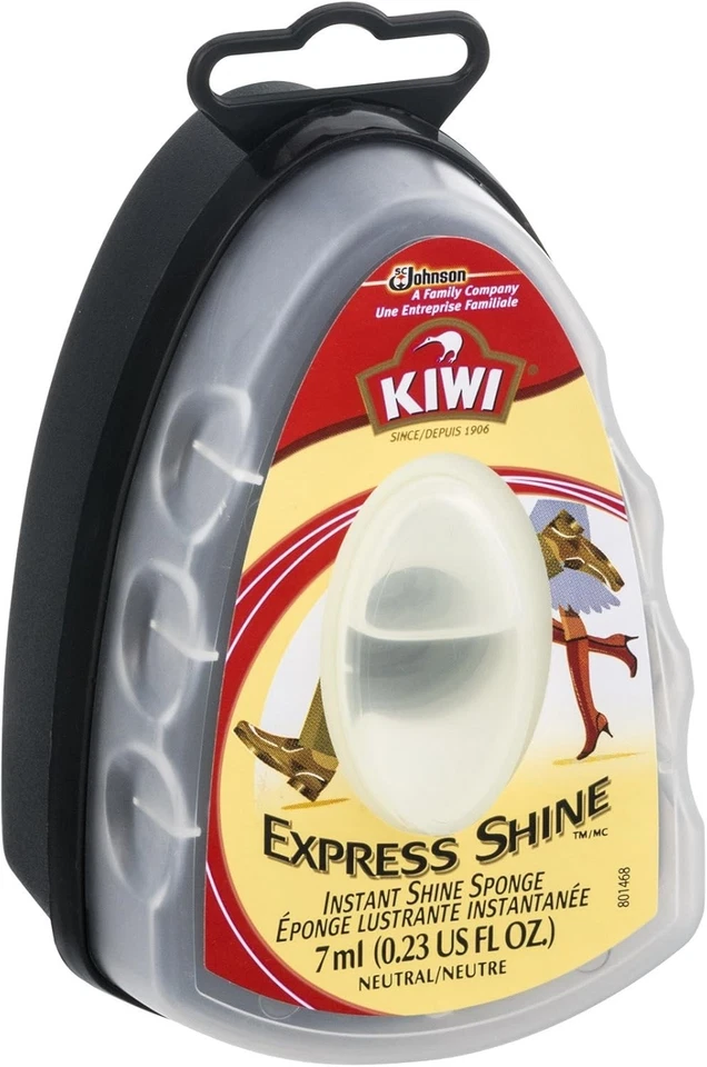 Kiwi Express Esponja Brillo Zapato Neutro | Cuidado Cuero para Zapatos, Botas, Muebles Foto 1 de 1
