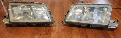1997 - 2000 Mercedes C C230 W202 Headlights OEM 2028202761 2028202861 - Image 1 of 4
