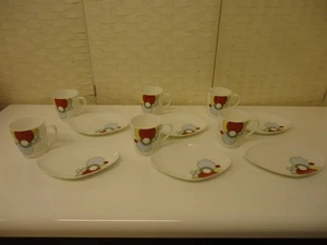 Juego de tazas y platos Noritake Frank Lloyd Wright 12 piezas porcelana japonesa vintage - Imagen 1 de 4