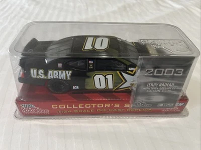 Racing Champions 2003 JERRY NADEAU #01 美国军队 1: 24 比例压铸-全新带包装 — 第 1/2 张图片