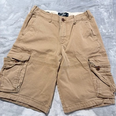 Hollister Cali Longboard Cargo Short 12 Inch Khaki Mens Size 31 Epic Flex - Image 1 of 4