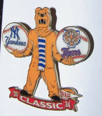 2024 MLB Yankees Tigers Little League Classic pin PA 12 red variety c47024 - Image 1 of 4