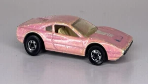 Vintage 1977 Mattel Hot Wheels Ferrari 308 Pink Diecast Car 1:64 - Picture 1 of 6